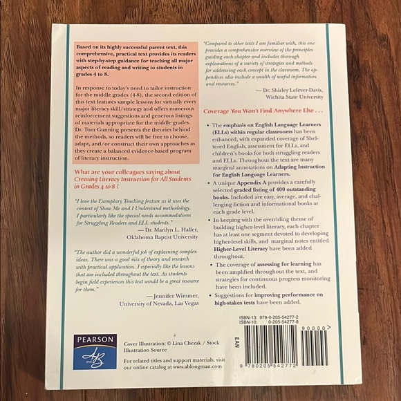 Creating Literacy Instruction Book for Grades 4-8 - Picture 4 of 4